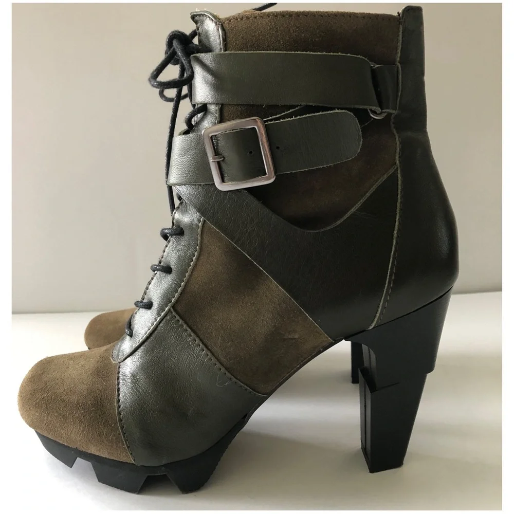 LIKE SMUG BY PROPHECY ANKLE BOOTS SIZE US 7/ EUR 37 - Picture 1 of 11